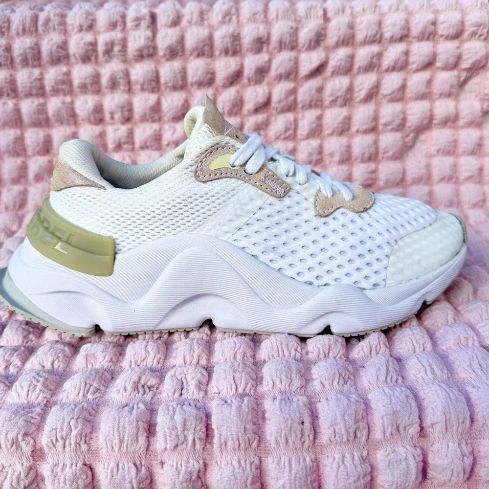 Sorel Kinetic RNEGD Lace Sneakers - White/Light Dove - Women’s 6.5 - Picture 3 of 9